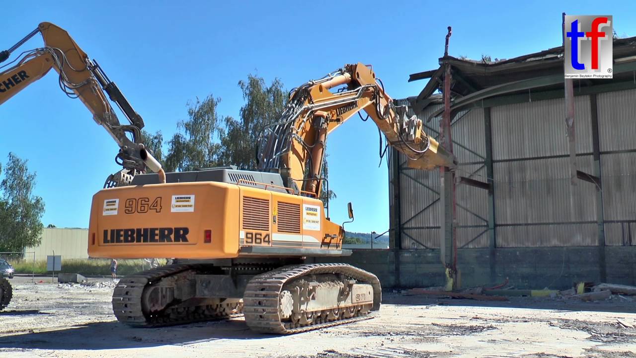 Liebherr R 964C w. GENESIS GX700R Demolition / Abbruch Bauknecht Schorndorf, Germany, 23.06.2016.