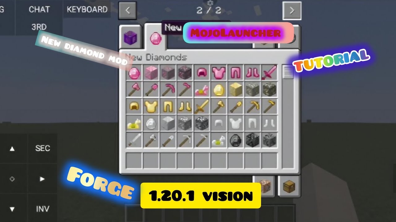 Mojolauncher New Diamond Mod | Forge 1.20.1 🔥 | Minecraft 1.20.1 | in tamil