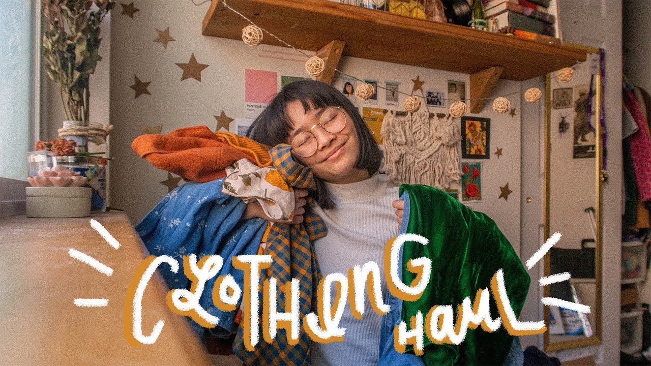 clothing haul 👖🌟 // thrifted + vintage-styled