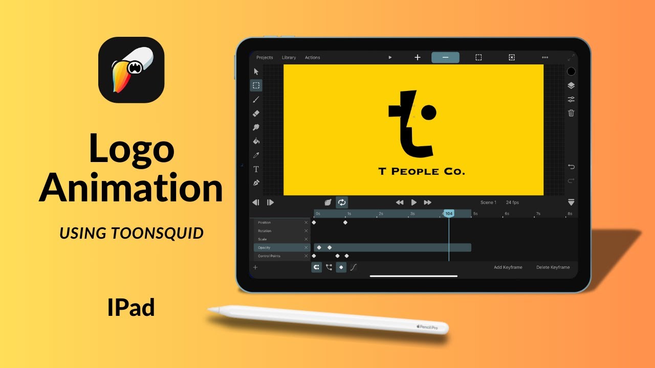 My First Logo Animation with TOONSQUID | Tutorial |