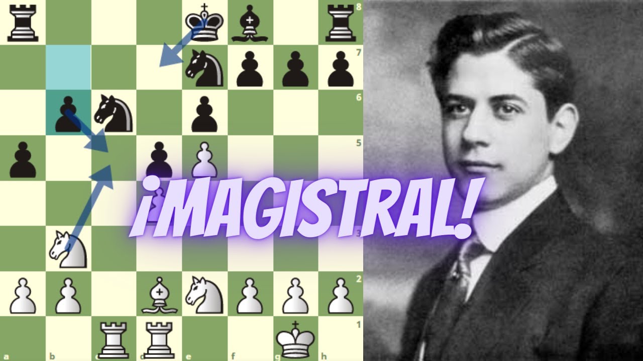 NADIE COMPRENDE EL AJEDREZ COMO ÉL: Atkins vs Capablanca (Londres, 1922)