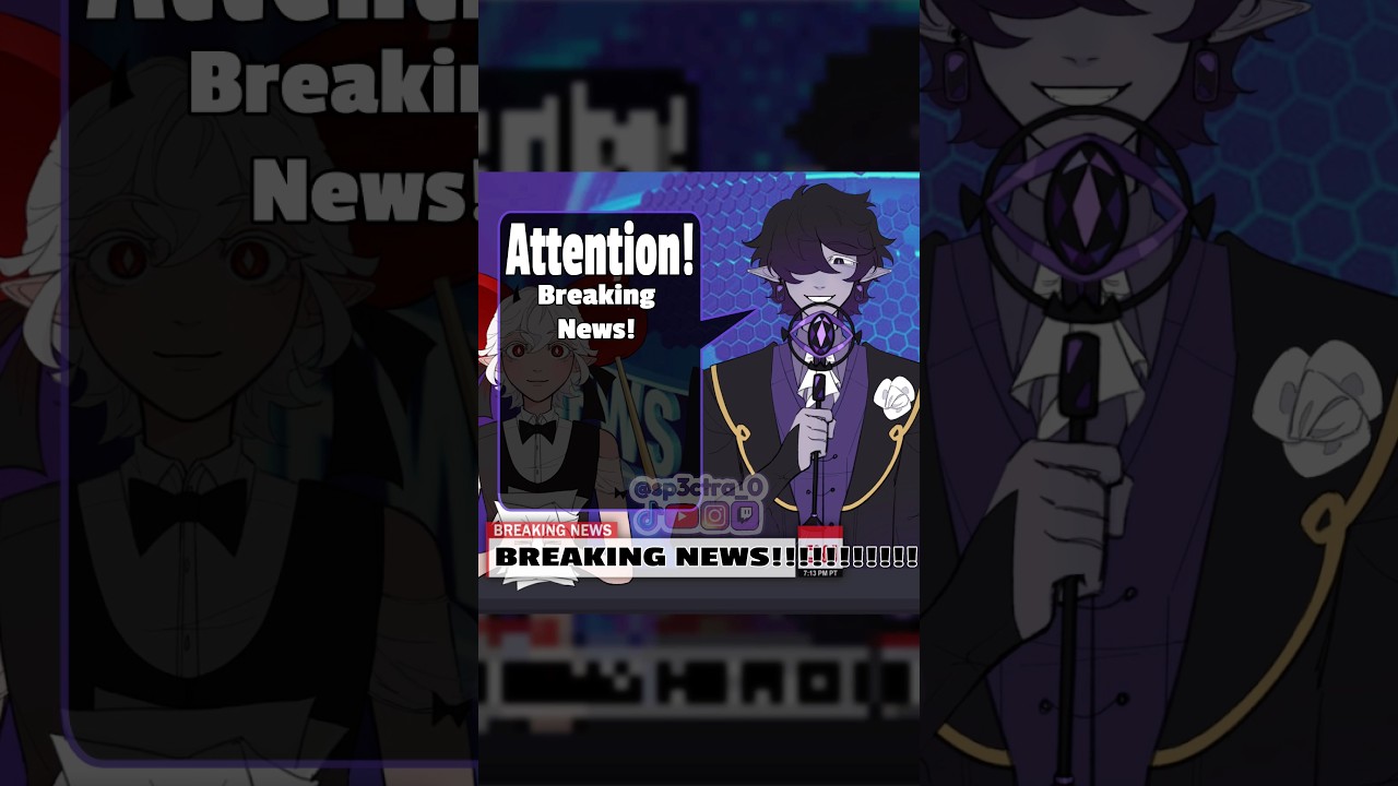 ATTENTION! BREAKING NEWS! Feat. Black sapphire and candy apple #cookierunkingdom #animationmeme #art