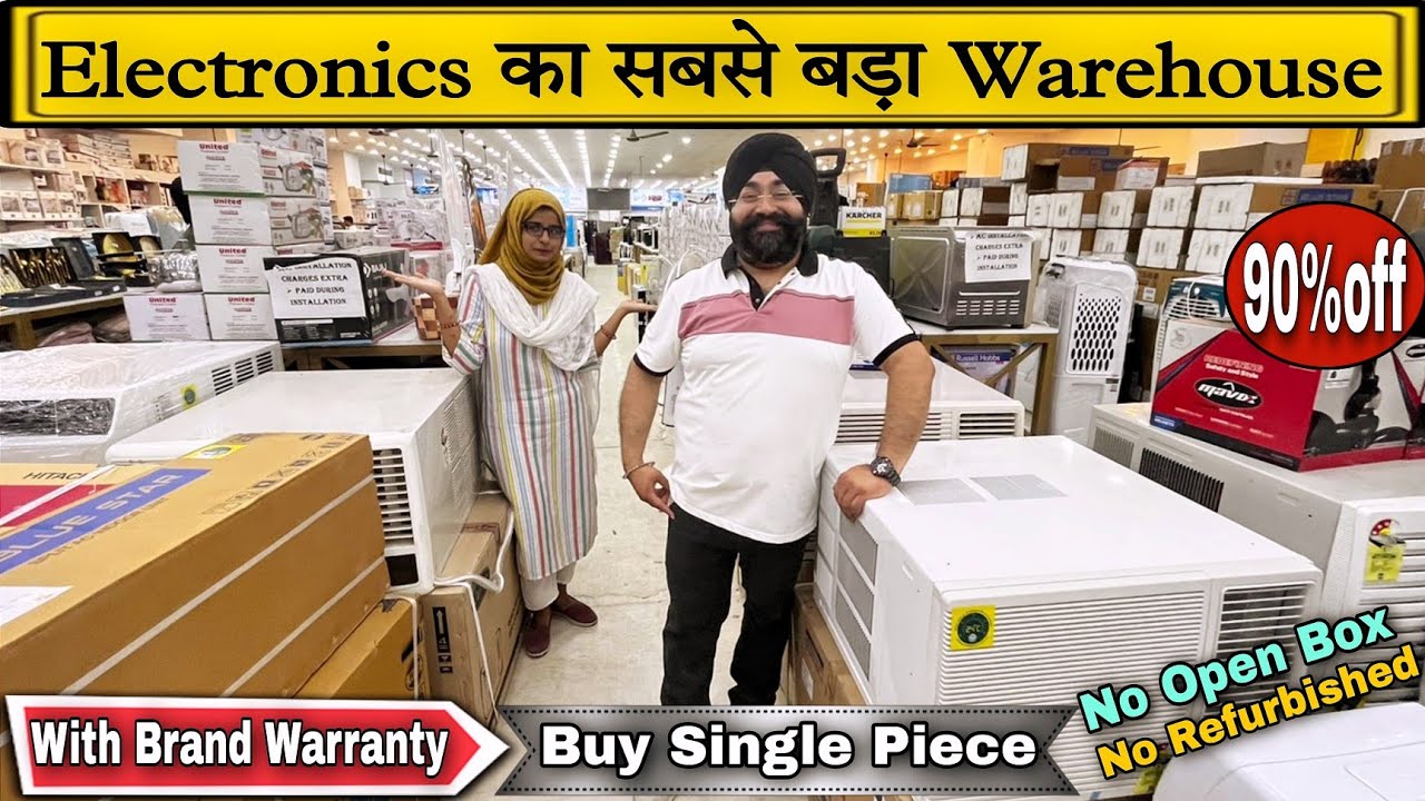 India’s Biggest Electronics Warehouse / New Samrat Electronics Faridabad / cheapest home appliances