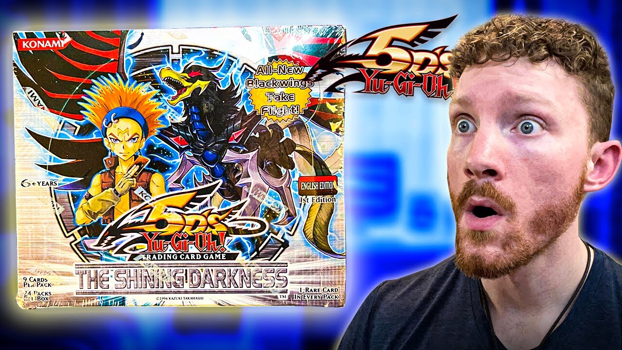 Opening an INCREDIBLE 1st Ed Shining Darkness Yugioh 5D's Booster Box!