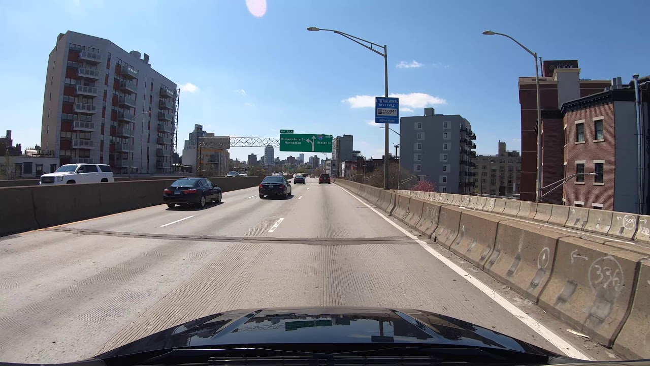⁴ᴷ⁶⁰ NYC State of Emergency : Driving Astoria, Queens to Sunset Park, Brooklyn (April 19, 2020)