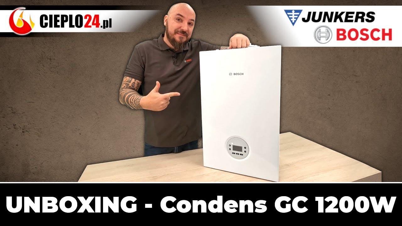 Bosch GC1200 W – pełna prezentacja i unboxing kotła kondensacyjnego dwufunkcyjnego 📦 | cieplo24