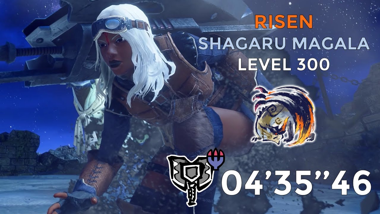 MHRSunbreak: Risen Shagaru Magala lvl 300 | 04'35'' | Charge Blade - Freestyle **Hitless Run**