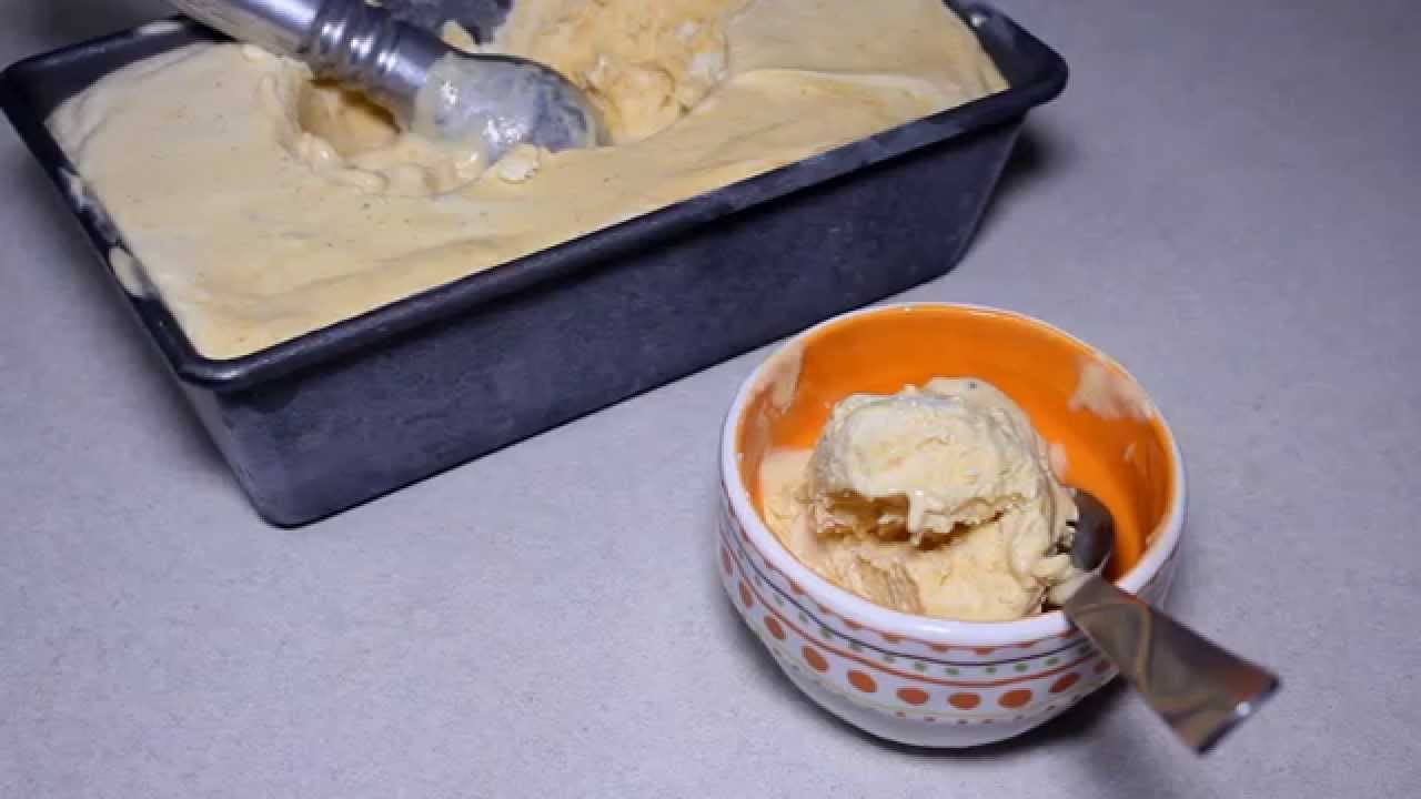 No Churn Pumpkin Cheesecake Ice Cream