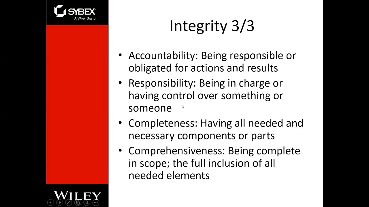 CISSP Class 1 Sample  Security Governance