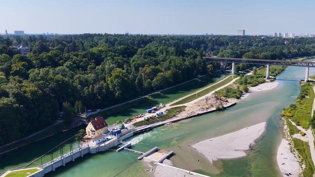 Großhesseloher Wehr saniert