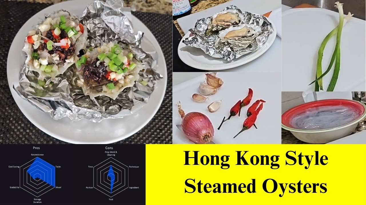 Hong Kong Style Steamed Oysters 港式蒸生蠔 | DIY  | 自己整 | 自家製 | Selbstgemachter | Recipe & Rating