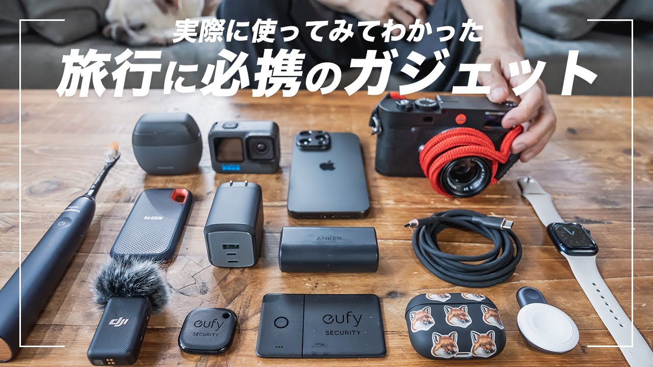 【おすすめガジェット】旅行にはこれだけ持っていけば良いと思っています