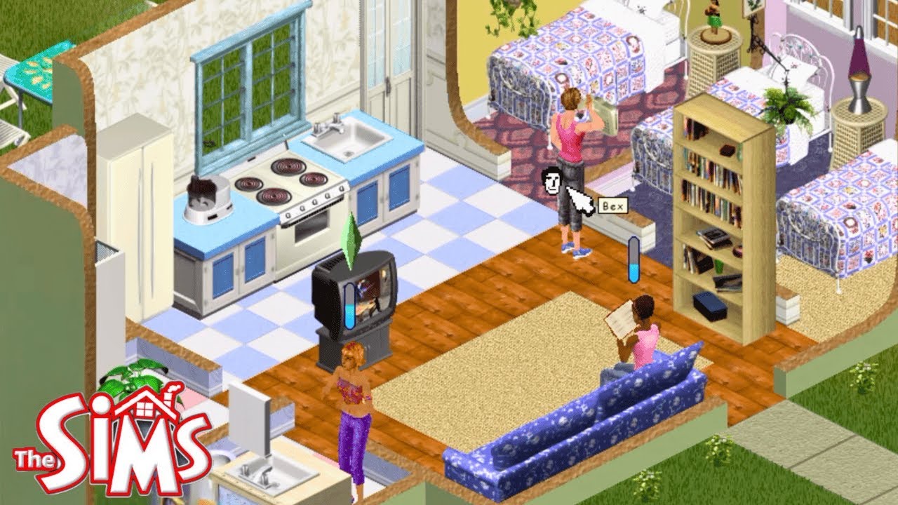 Life with Housemates in The Sims 1