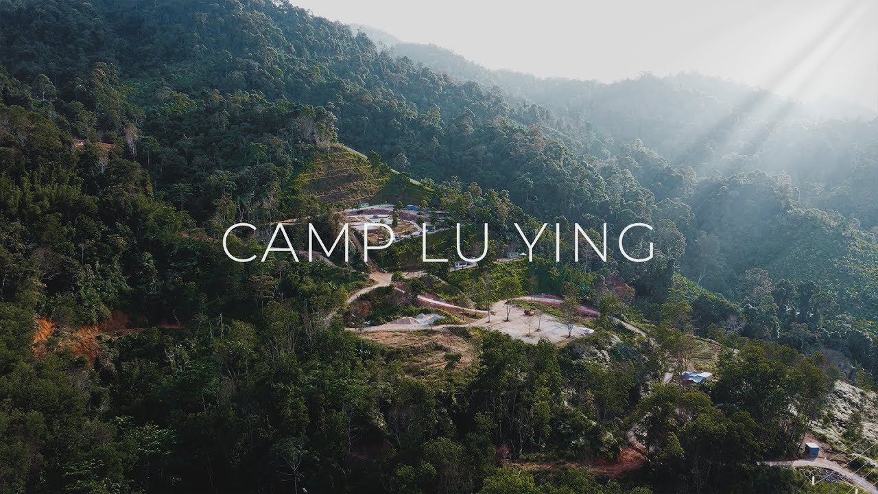 Camp Lu Ying from Above - Areial Campsite view & Zones