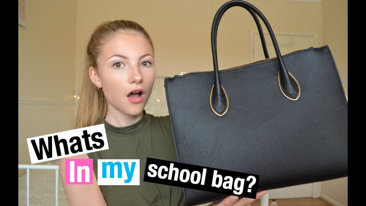 Whats In My School Bag 2016?