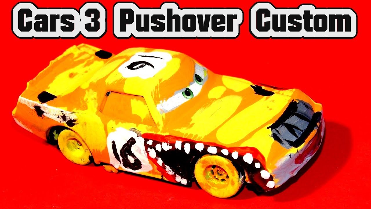 Disney Pixar Cars 3 Lightning McQueen Custom Diecast Pushover Demolition Derby Cars Learn Colors