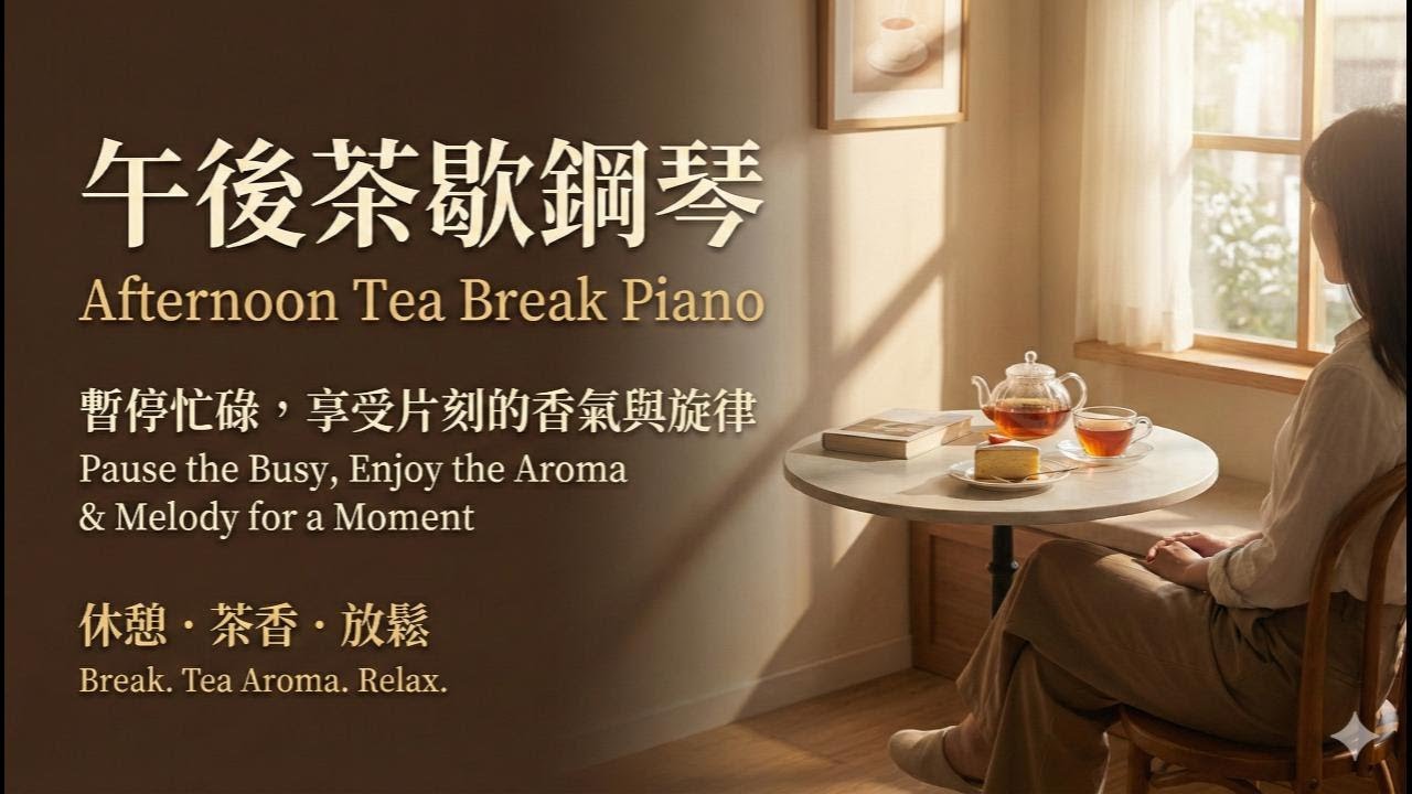 【休憩放鬆】午後茶歇鋼琴 ☕️ Afternoon Tea Break Piano: Relaxing Music for a Short Break