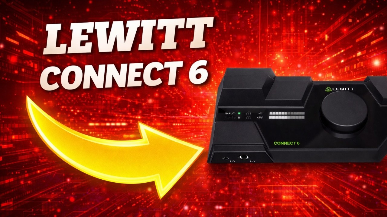 The SMARTEST Audio Interface Ever Made? Lewitt Connect 6 Setup!
