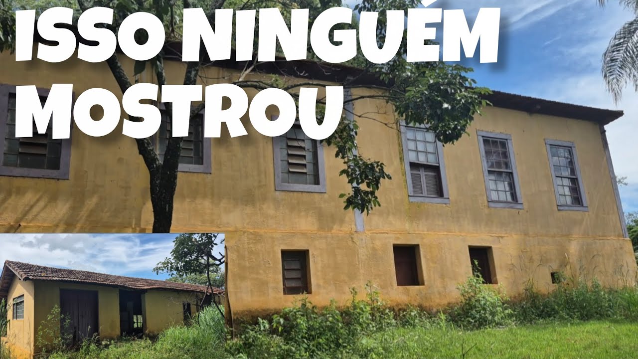 NINGUÉM MOSTROU ESSA PARTE DESSA FAZENDA HISTÓRICA 