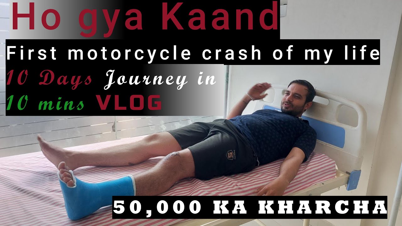 First bike crash in 14 years || Purane jakhm taaza ho gya ||
