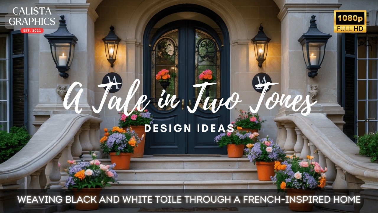 A Tale in Two Tones: Weaving Black and White Toile Through a French-Inspired Home