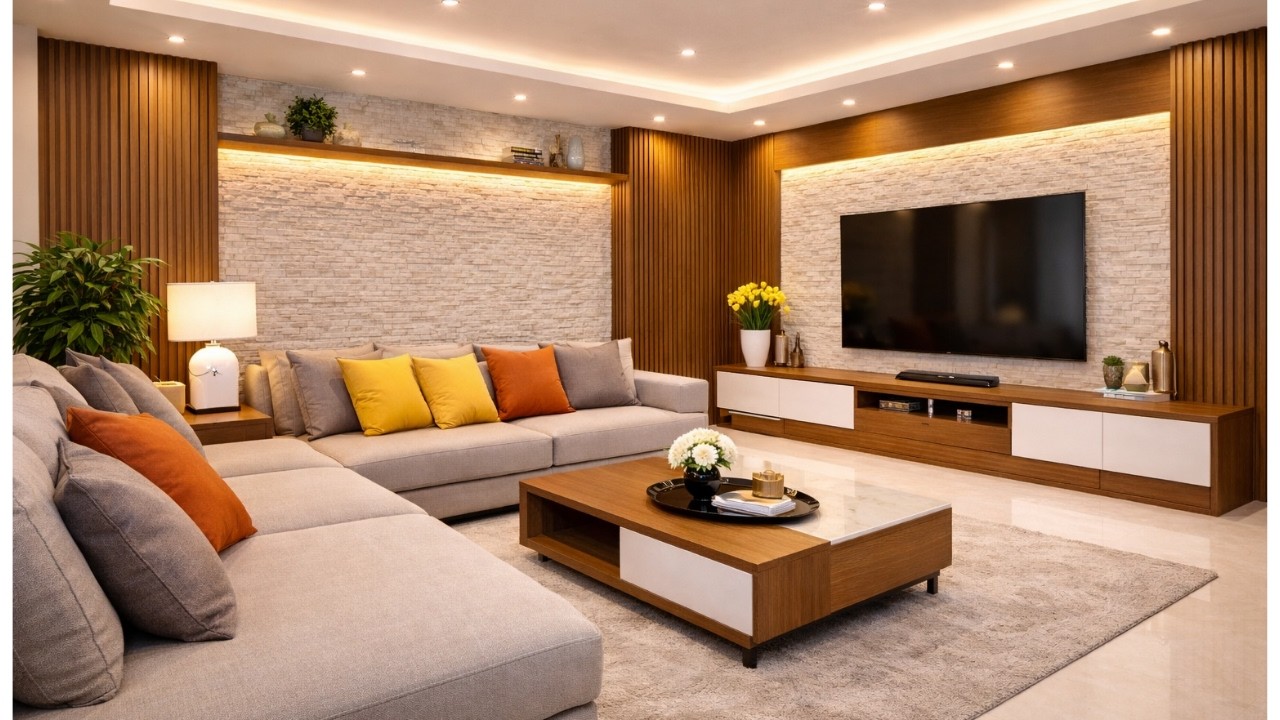 Stunning Modern Living Room Designs 2026 | Luxury Interior & TV Wall Ideas