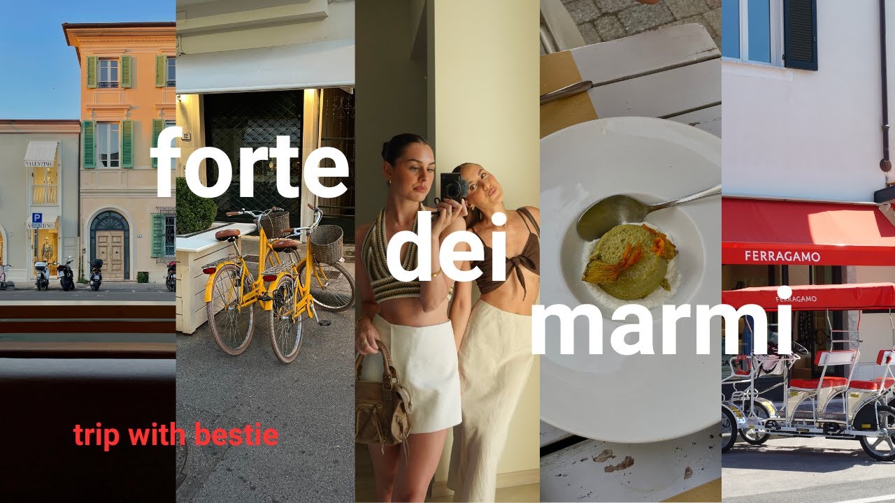 Forte dei Marmi | living an italian summer with my best friend.