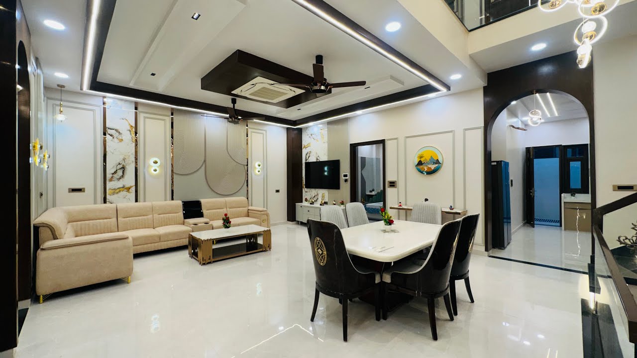 Latest 237 Gaj 5 BHK Ultimate House Design | New Kothi In Jaipur With Lift, Garden & Home Theatre 