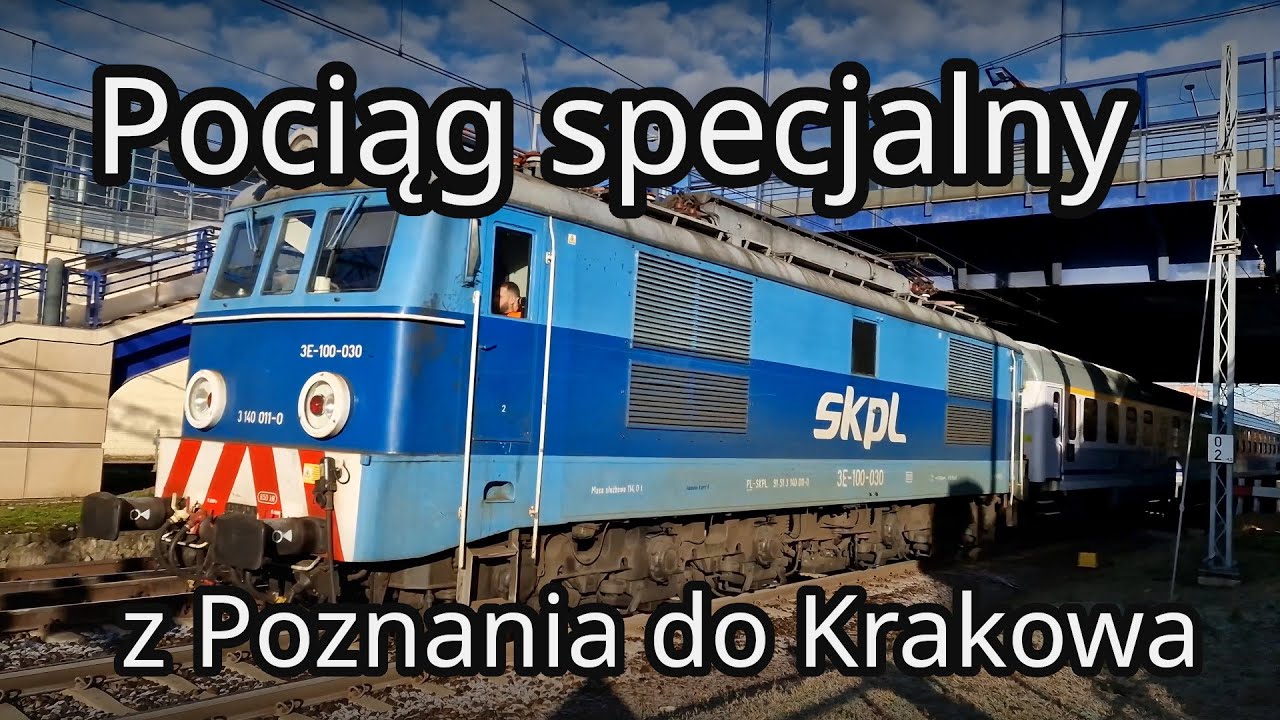 Pociąg specjalny TurKol z Poznania do Krakowa