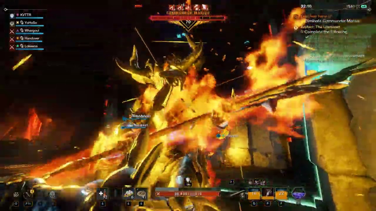 New World Aeternum. Commander Marius Boss. Empyrean Forge Dungeon. Tank POV.