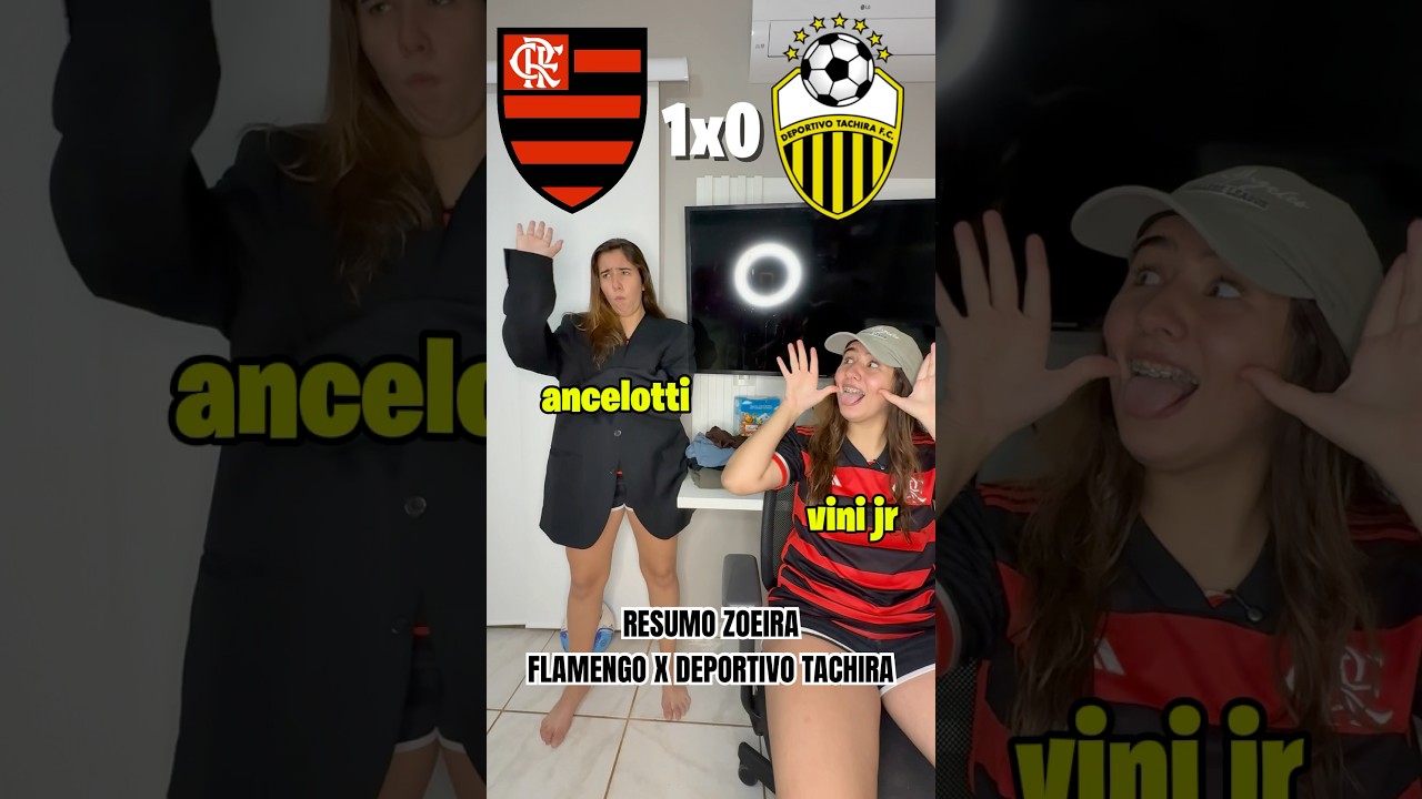 FLAMENGO CLASSIFICADO!!! KAROLINO, ANCELOTTI, ROSSI&hellip; FLAMENGO X DEPORTIVO TACHIRA😂😂