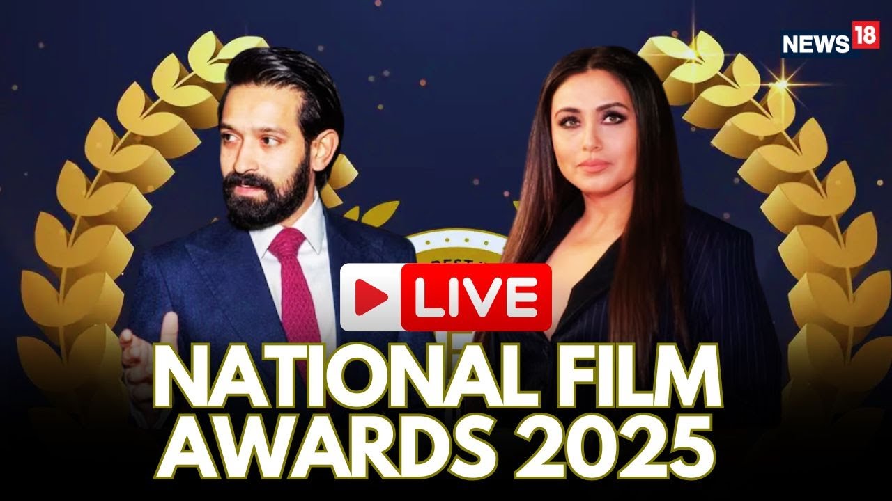 National Film Awards 2025 Live | Winners List | Shah Rukh Khan | Rani Mukherjee | Bollywood N18L
