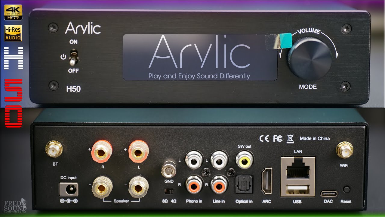 Arylic H50 Wireless Stereo Amplifier