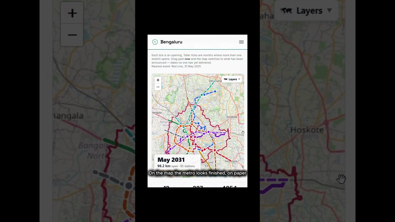 Bengaluru's Metro Map Looks Finished. It Isn't.