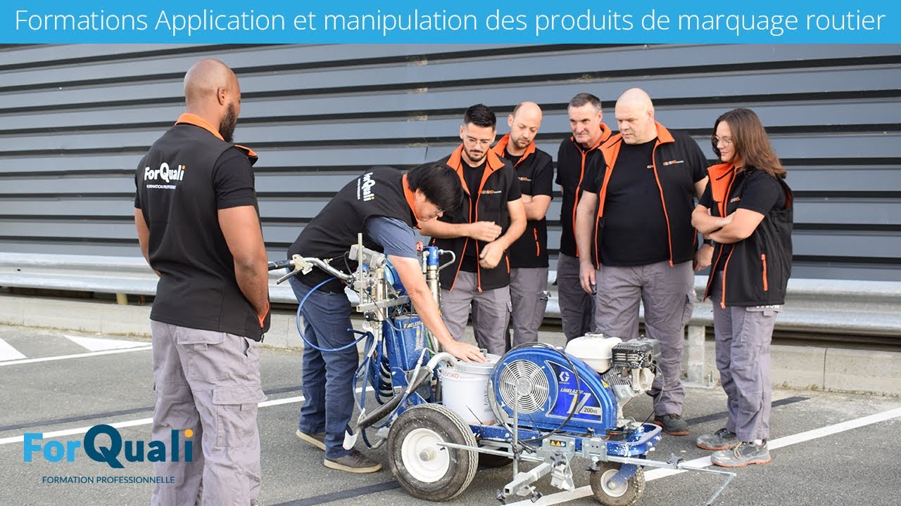 (FR) Formations ForQuali en marquage routier - Niveaux débutant/expert - Application et manipulation