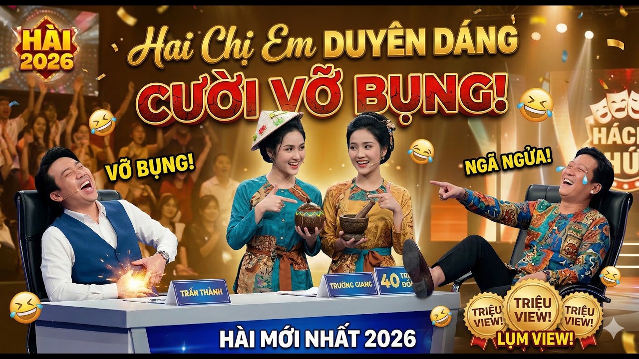 TRIỆU VIEW! Hai Chị Em Tiểu Muội Lấy Cạn Lời Của Trấn Thành Trường Giang | Hài 2026