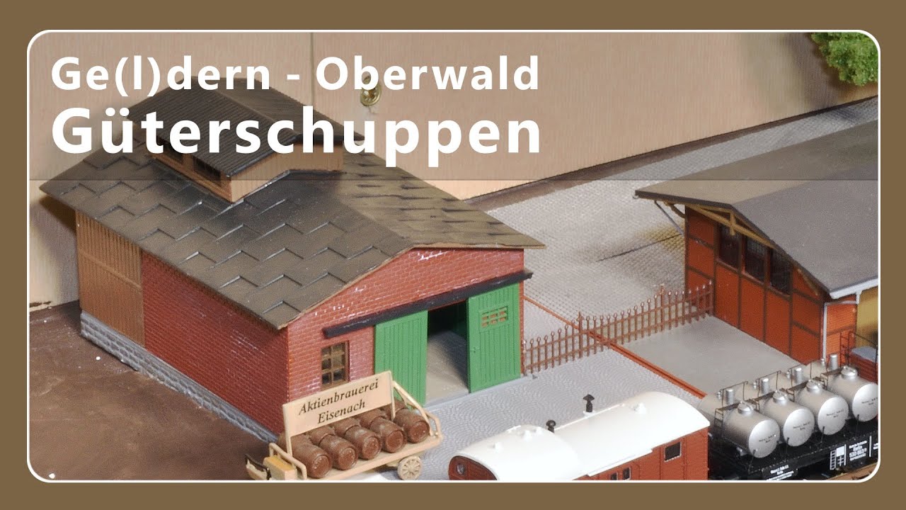Neuer Güterschuppen aus dem Auhagen Sägewerk » TT Modellbahn Ge(l)dern » iwii