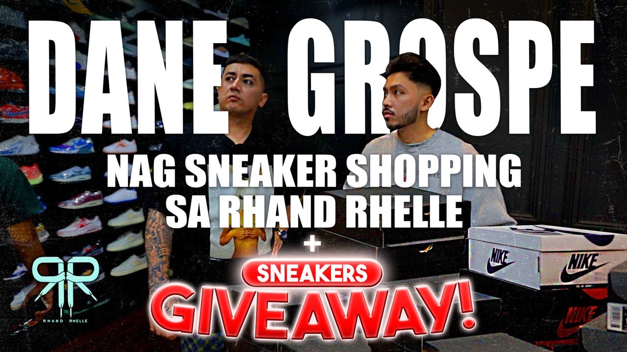 DANE GROSPE SNEAKER SHOPPING SA The RHAND RHELLE Club @danegrospe