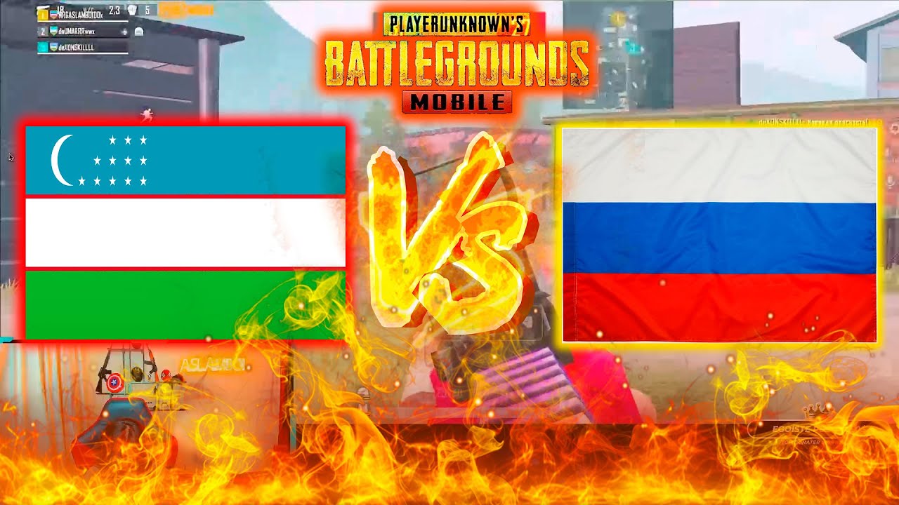 TDM TURNIR UZBEKISTAN VS RUSSIA PUBG MOBILE ASLAMBOI deUMAR