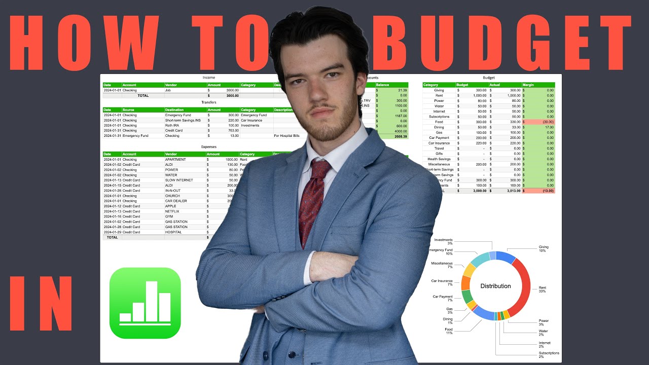 How to Budget With Apple Numbers! (2024)