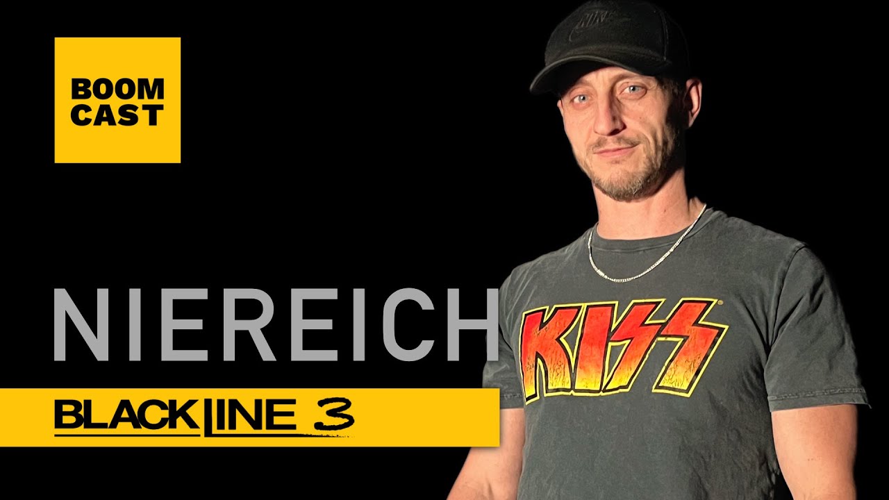 Niereich - Boom Cast #39 | Black Line - TECHNO SET 2023 - Podcast  - Live Recording