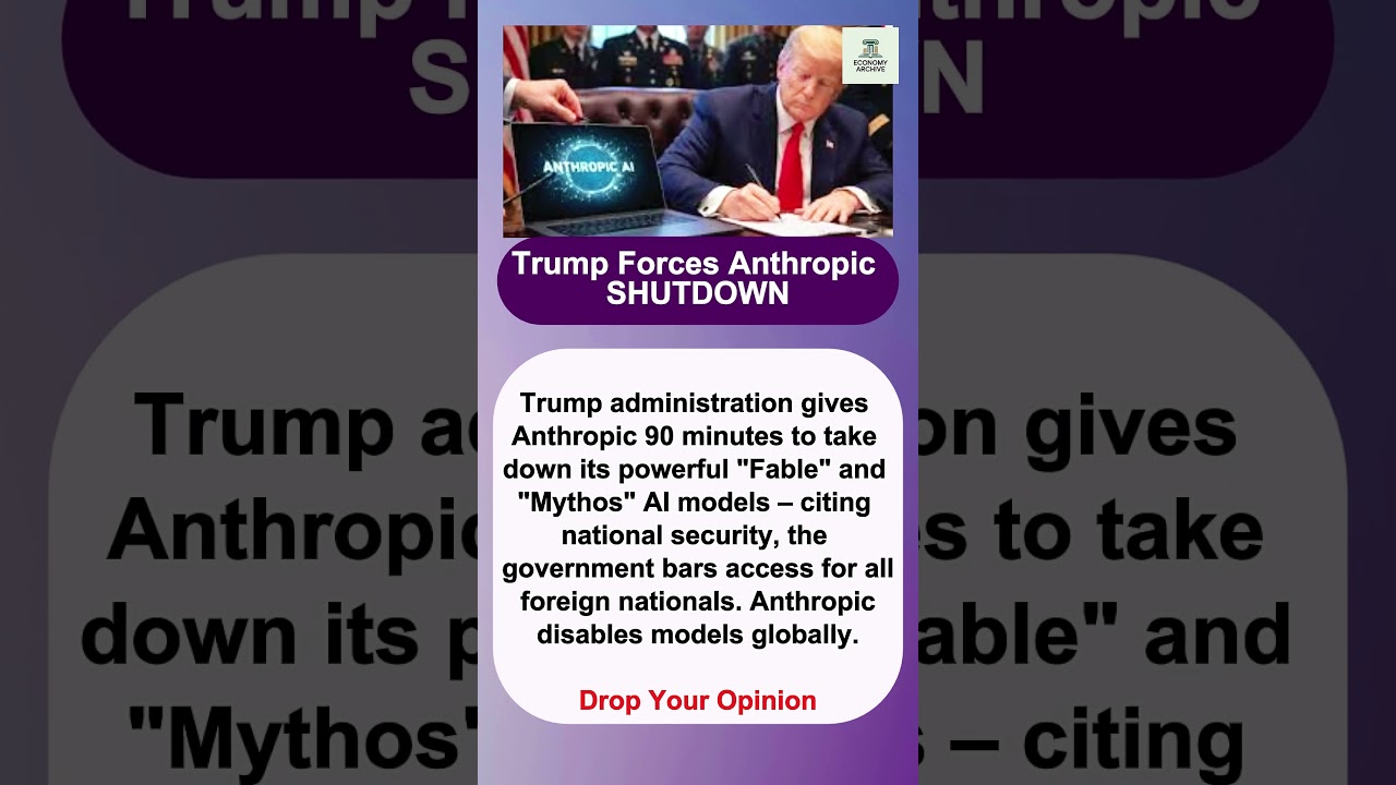 Trump Forces Anthropic SHUTDOWN