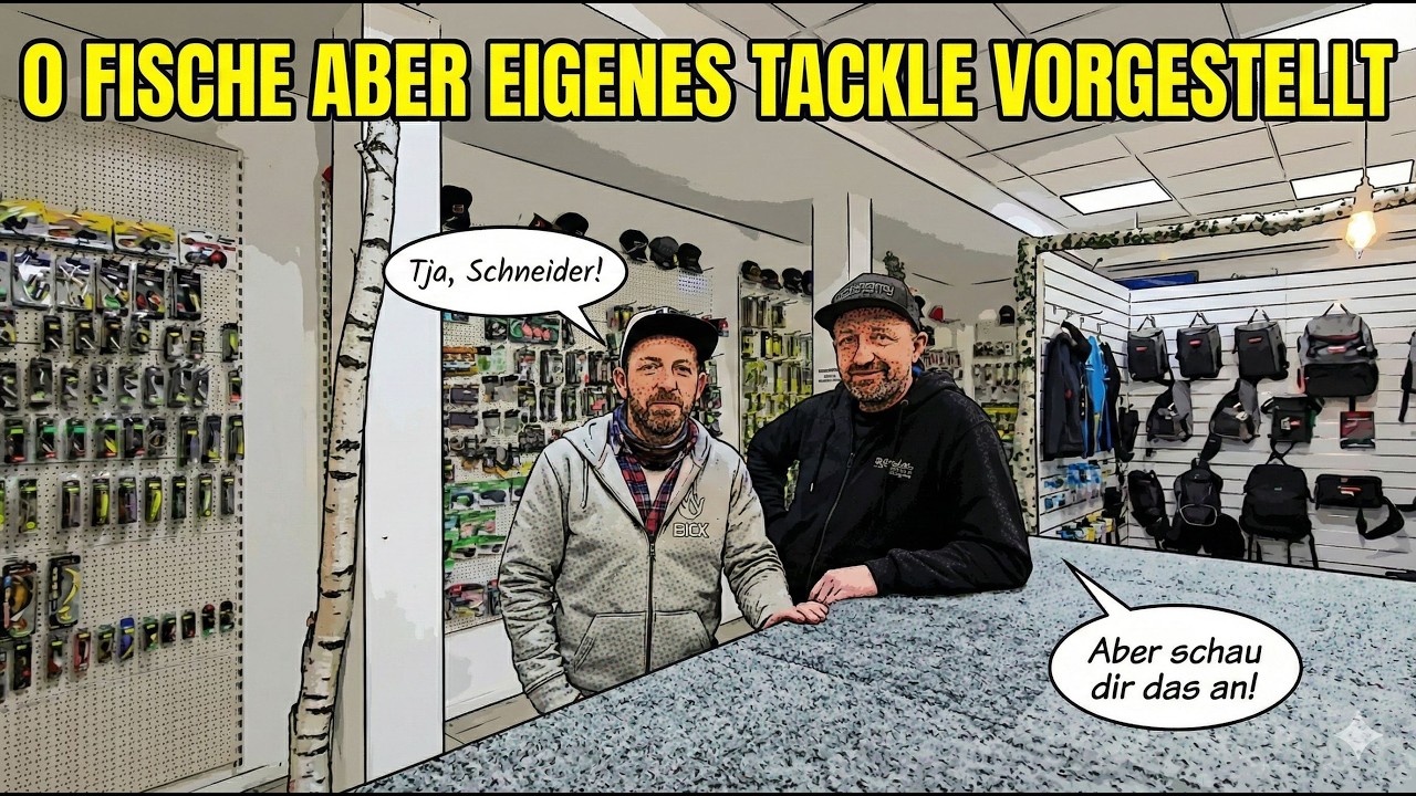 Vom Lagerfeuer direkt in den Angelladen 😅 (+ Taschen Vorstellung)