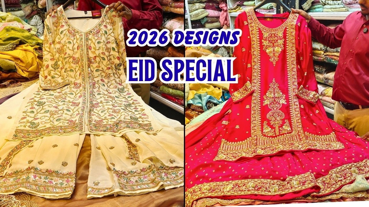 Eid Special OFFER 😍 | Bridal Wedding Suits & Sarees | Garara Plazzo Lahenga Hyderabad Shopping