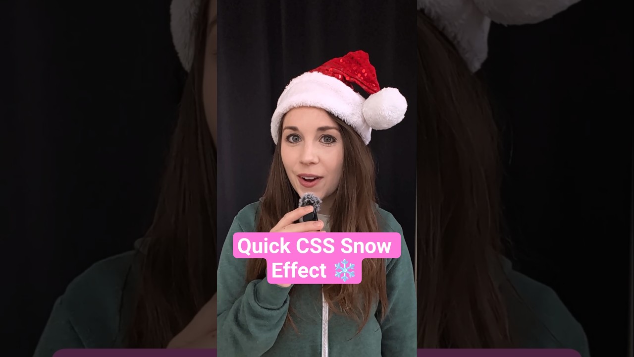 Make Your Website Snow With CSS 🌨️