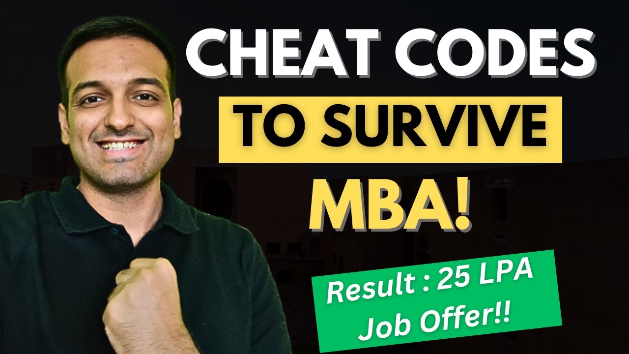 Get the best out of your MBA degree | No one talks about these cheat codes!