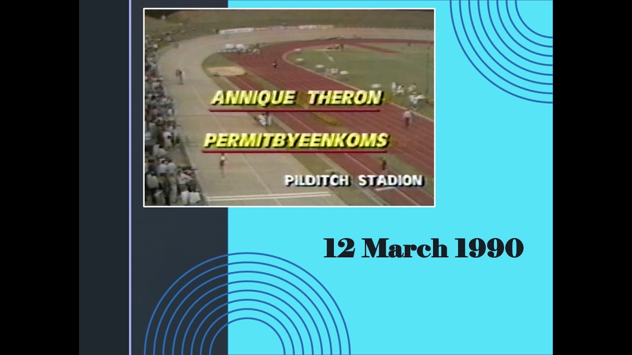 Antique Theron Permit Meeting on Pilditch Stadium (Pretoria) on 12 March 1990 with two unique events