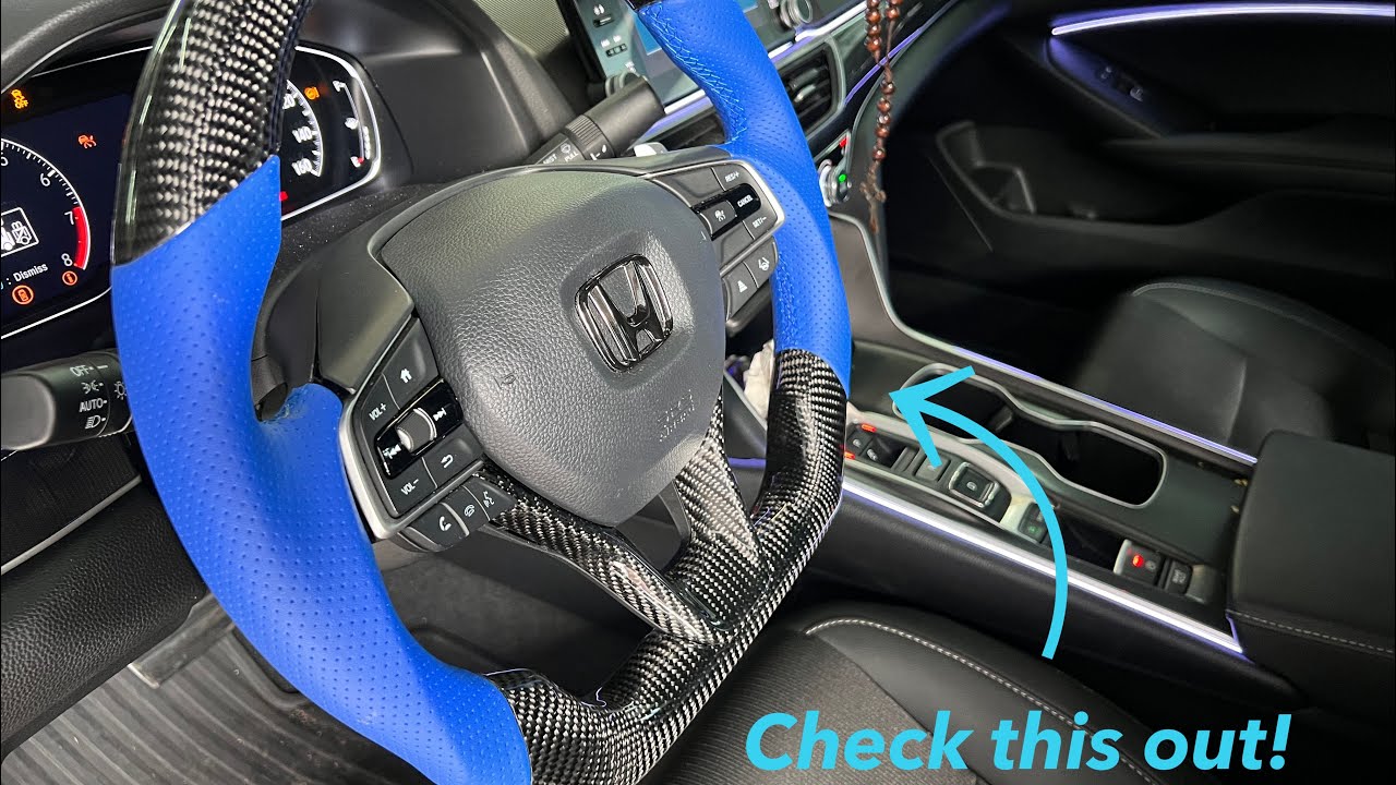 Установка рулевого колеса Honda Accord Custom с 2018 по 2022 год