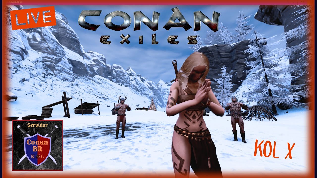 DESEJO TUDO DE BOM!!! BORA JOGAR NO NOSSO SERVIDOR CONANBR #sejamembro #conanexiles #dbd