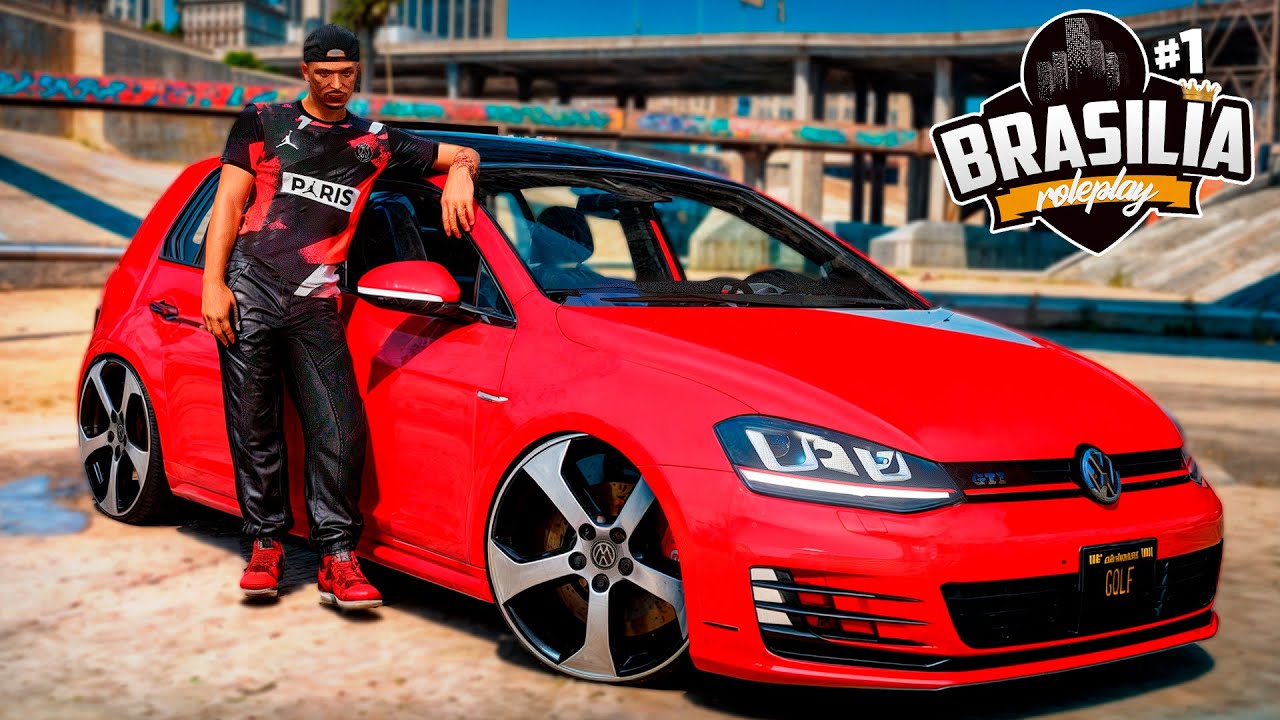 SONHO REALIZADO!🤩 COMPREI UM GOLF no GTA RP - Brasília RP